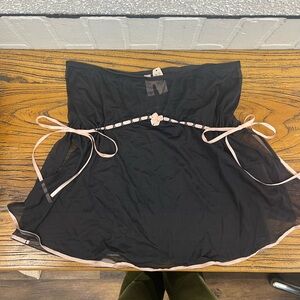 Victoria secret side tie strapless lingerie top